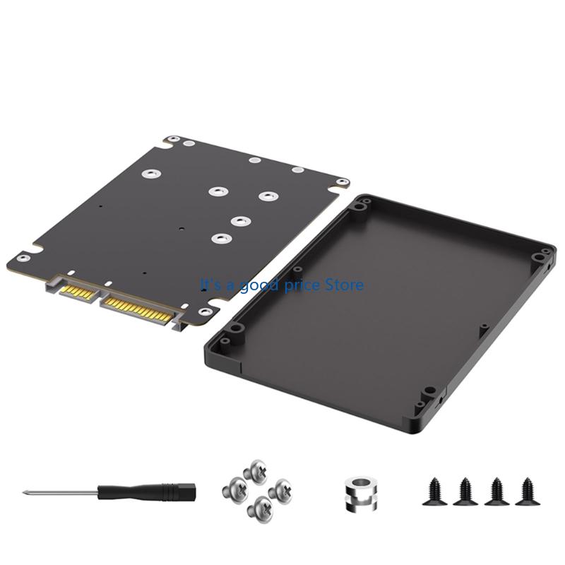 Multiple Purpose M.2 NGFF + mSATA To SATA3.0 Conversion Card with Construction for Computer Enthusiasts
