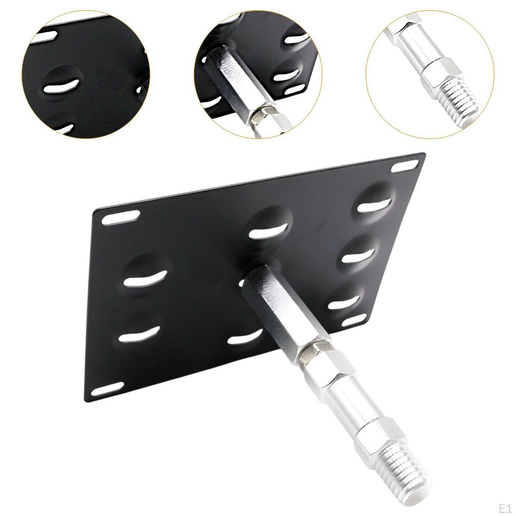 Abschlepphaken-Kennzeichenhalter Europäischer Stil Autozubehör Robust Dekorativ Wasserdicht Kennzeichenrahmen