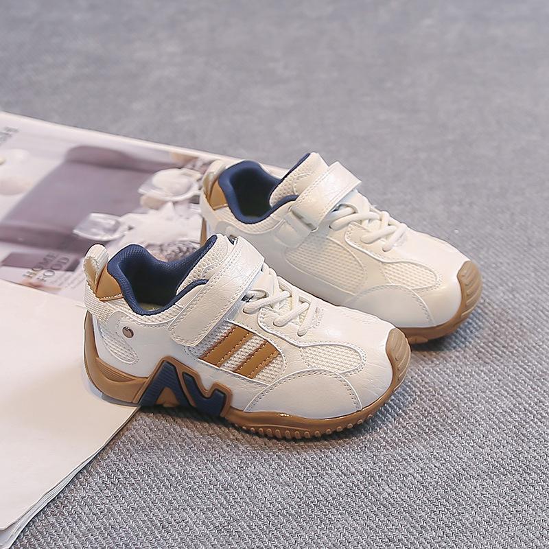 Kids Breathable Mesh Casual Sneakers with Hook and Loop 26