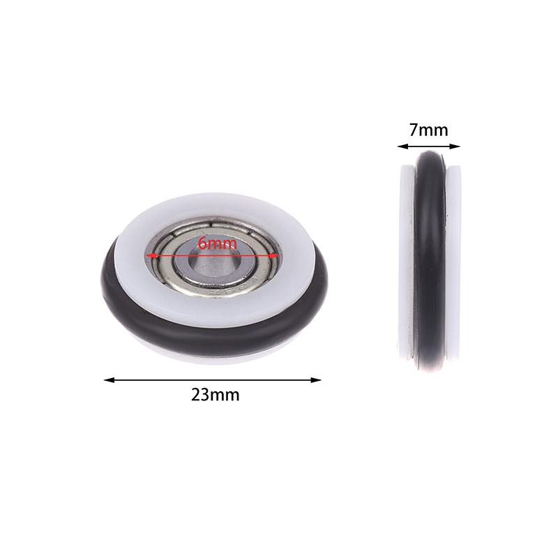 

1 Штука Низькошумне Колесо з Підшипником Гумове Покриття з O-Кільцем Безшумне Еластичне 625Z 695Z Роликове Колесо Шків Інструмент для Риболовлі 6x23x7mm