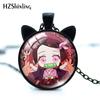 Alloy Necklace Fashionable With Tanjiro And Butterfly Shinobu Characters And Stunning Pendant Cat