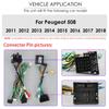 Hizpo 2din Android Autoradio for Peugeot 508 508SW 2011 - 2018 Car Radio Multimedia Video Player GPS Navi Head Unit Carplay 4G RDS DSP Intelligent DVR