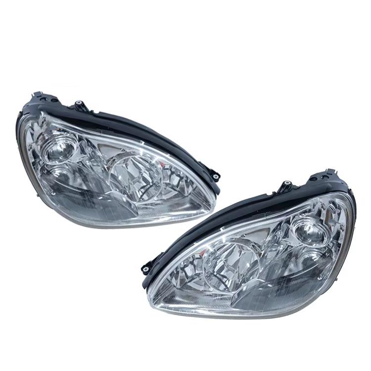 Compatible with Mercedes W220 Front Headlights: 2208203761, 2208203861, 2208202361.