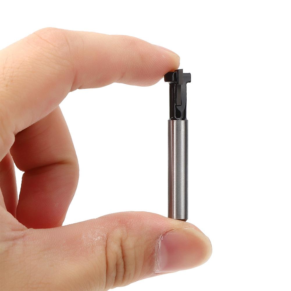 Woodworking Milling Cutter 14 Shank Hard Alloy 6 X 56 Keyhole Knife Cutter Bit