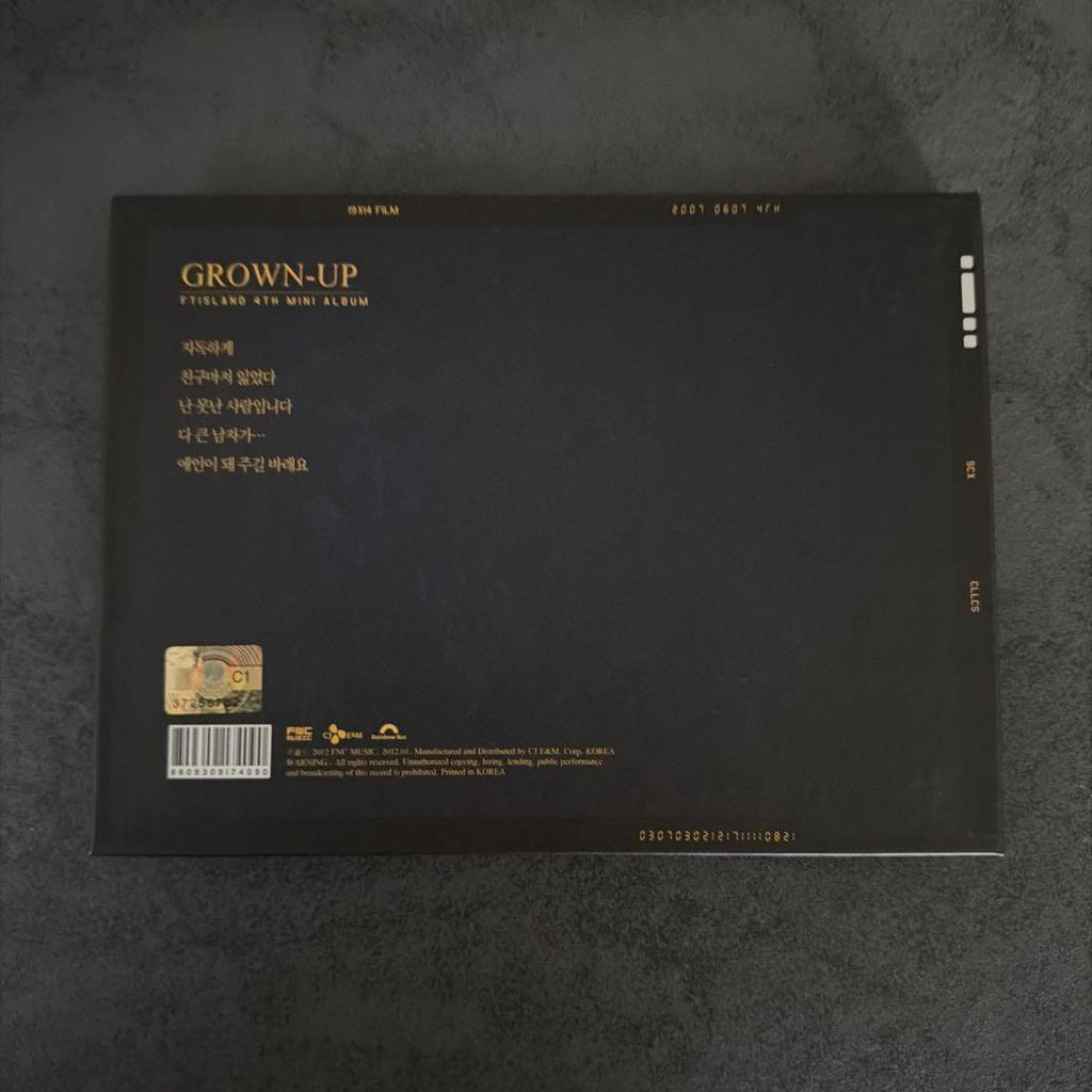[USED] FTISLAND GROWN-UP Mini Album