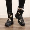 Winter thickened snow boots outdoor travel mountaineering piled thickened warm non-slip and snow-proof cotton shoes