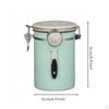 Coffee Canister with Scoop Stainless Steel Container Freshness Keeping