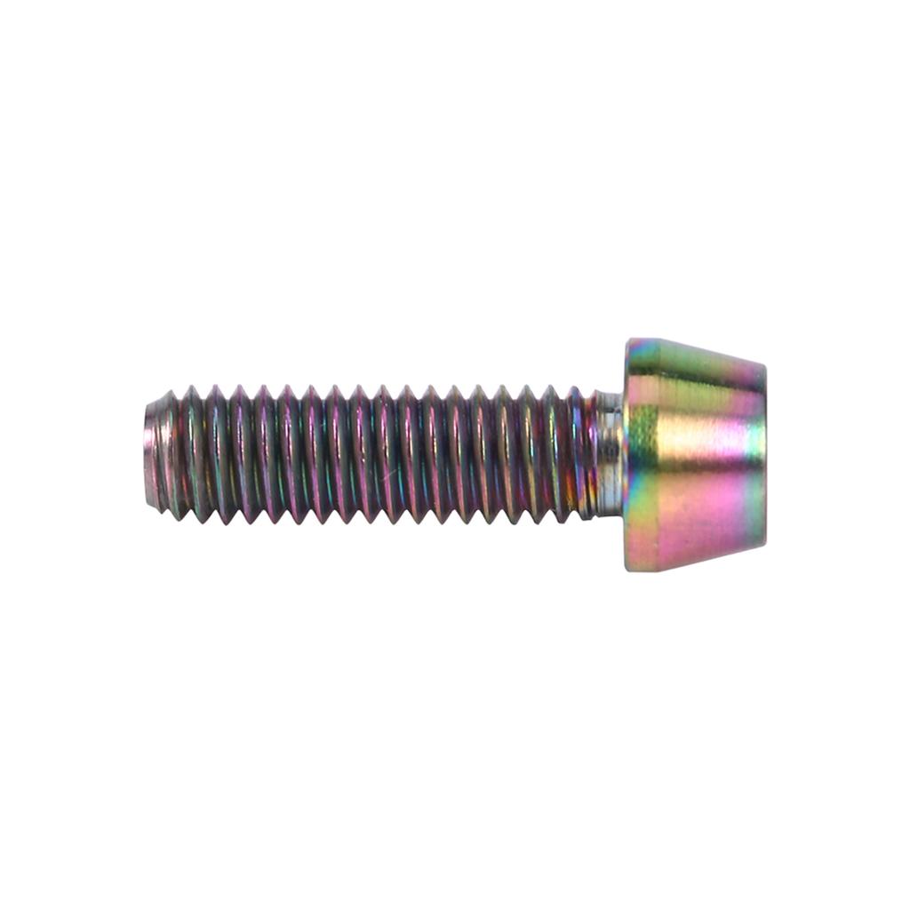 Alloy Tapered Screw With Washer For Mountain Bike(colorfulCelsiusM6x16)
