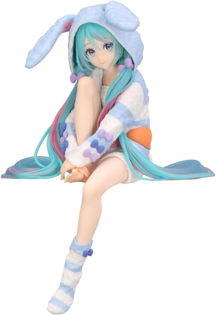 

Hatsune Miku Noodle Stopper Figure - Bunny Ear Pajamas Blue Ver. - 1 Type