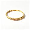 Gold-Plated Copper Diamond Pattern Bracelet: Stylish & Versatile Fashion Jewelry