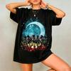 2026new American Retro Cotton Shortsleeved Tshirt With Sailor Moon Print Suitable For Both Unisex And Unisex Casual Street Style