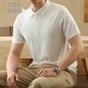 Jinjuan Men's Cooling Tencel Lyocell & Silk Blend Knit Top