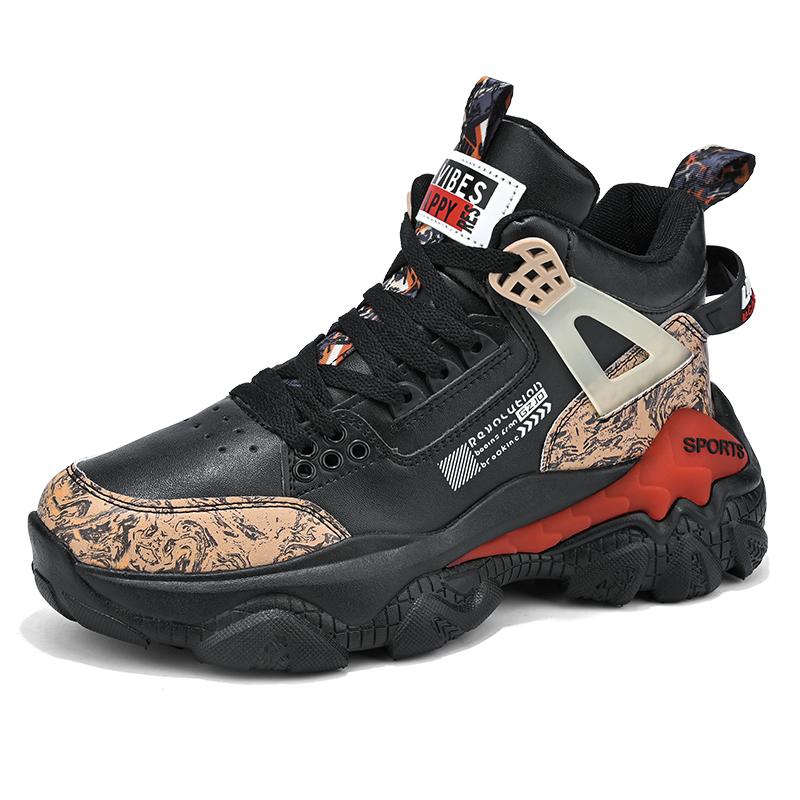 Neue Punk-Stil Damen Schuhe Schnürschuhe Absatzhöhe 6CM Plateau Schuhe Frau Metalldekor Damen Sneaker Gothic Knöchel Rockstiefel