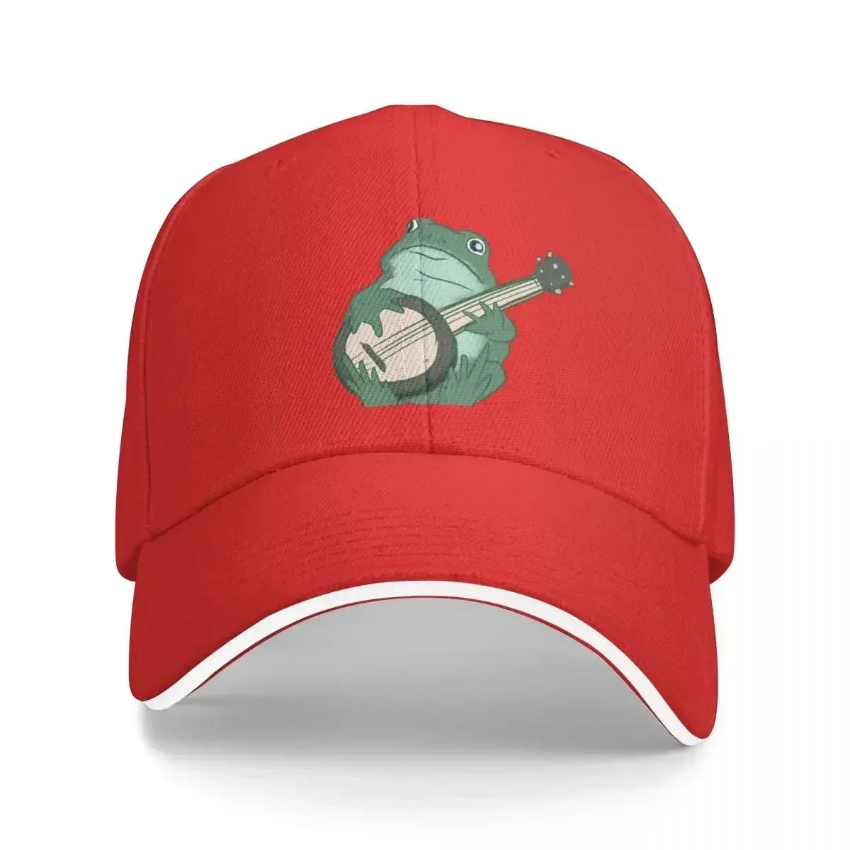 Banjo Frog Cap Baseball Cap Golf hat Unisex fishing hat Women hats Unisexs