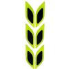 S Car 3D Reflective Carbon Fiber Sticker Fashion Car Styling Reflective Strips Night Safety Warning Auto Exterior