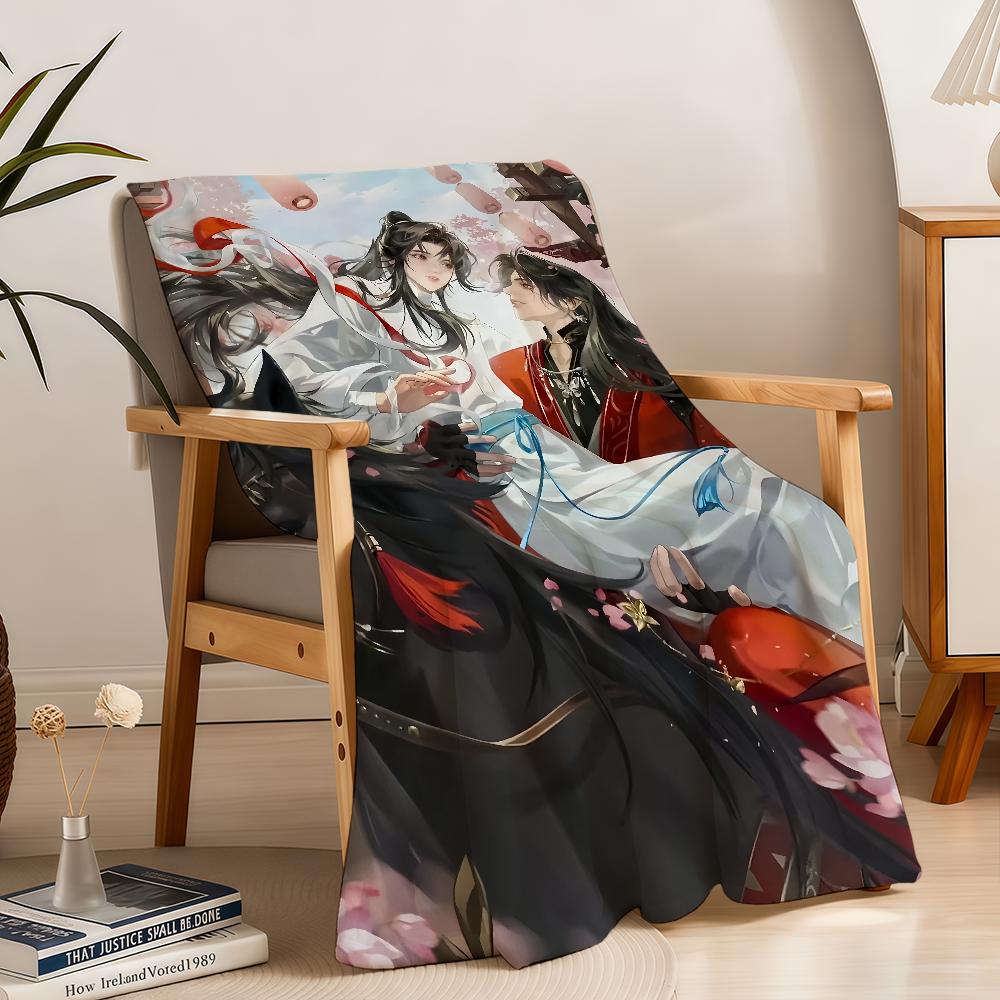 Heaven Officials Blessing Blanket Throw Super Cosy Plush Living Room Sofa Couch Childish Birthday Gifts