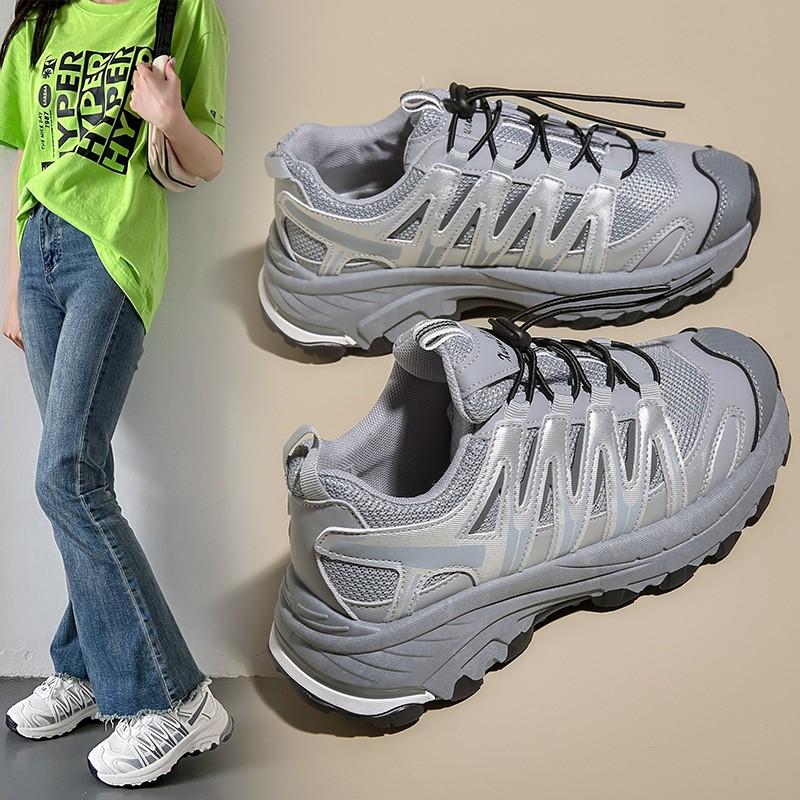 Summer New Breathable Sports Shoes Increase Platform Shoes Students Increase Running Shoes Women C1205
