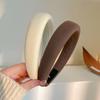 Women Headband Thick Sponge Filling Natural Face Shaping Headband Comfortable High Cranium Head Band Autumn Winter Hair