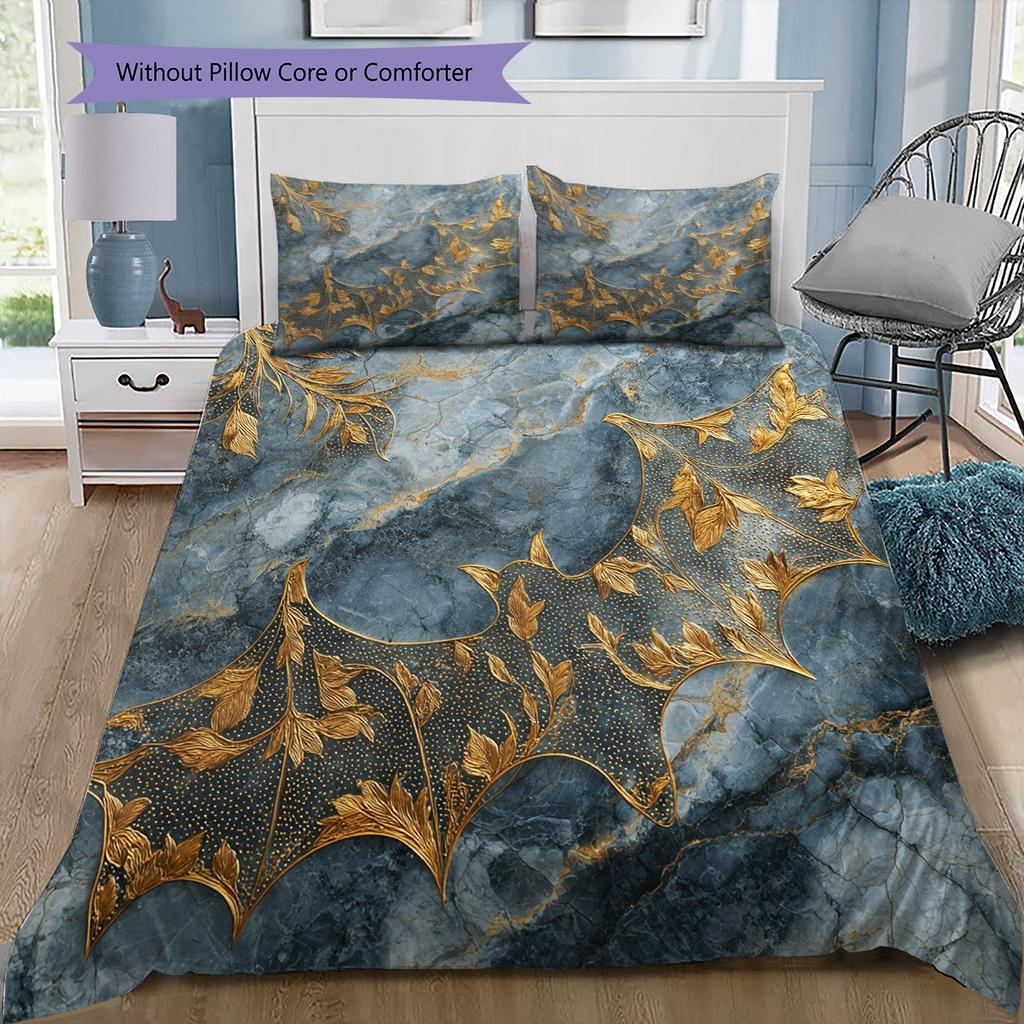 Cartoon Pattern Bedding Quilt Set Quilt Cover Pillowcase Home Decoration Birthday Gift (1 * duvet cover + 2 * pillowcase, without core)