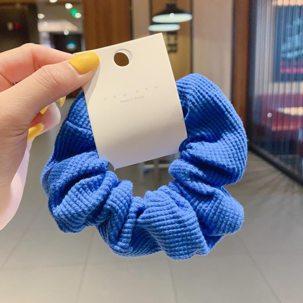 Cotton Floral Scrunchies Rubber Hair Accessories Fashion Elastic Hair Rubber Band