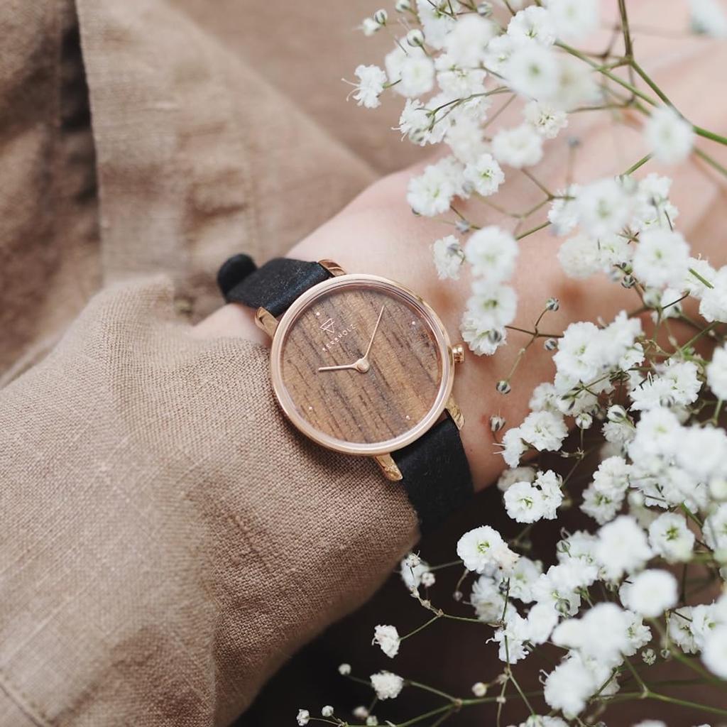 Curbholz Women's Wooden Watch, German Design, Water Resistant, Official Import, WEMM5000