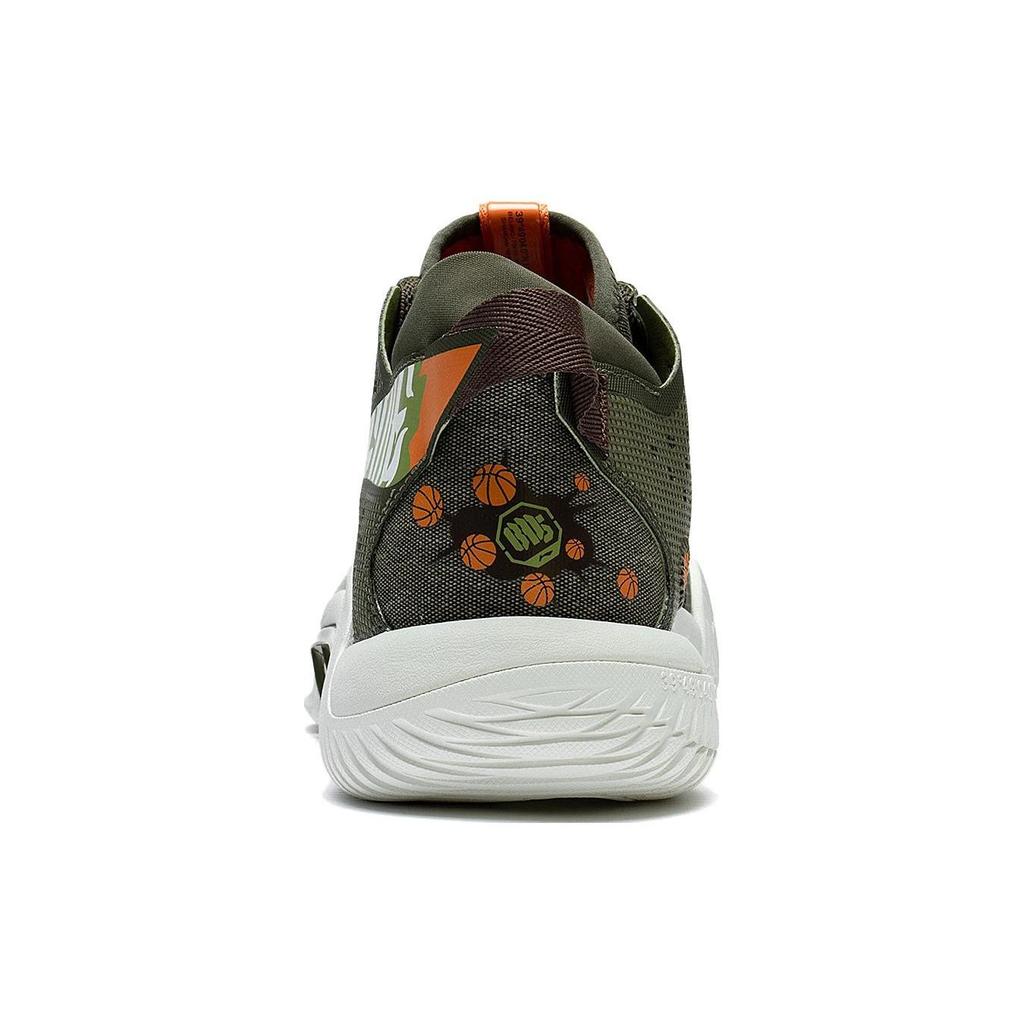 Li Ning Reversal 2 Low Comfortable Versatile Shock Absorption Non-Slip Wear-Resistant Low-Top Basketball Shoes Men Sneaker Green ABFS003-12