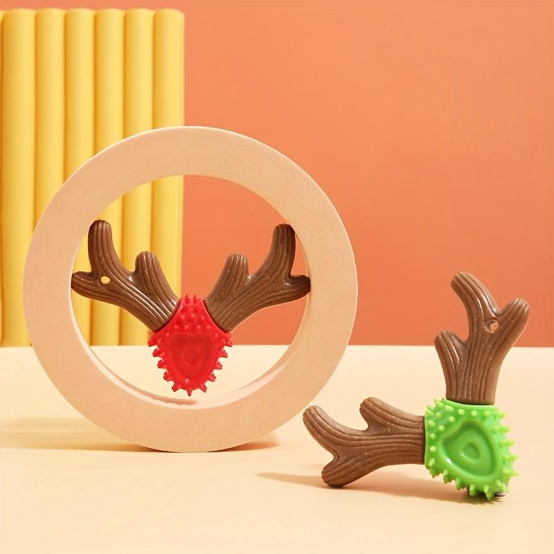 TPR Dog Chew Toy with Antler Design for Tough Teeth Grinding and Fun Play