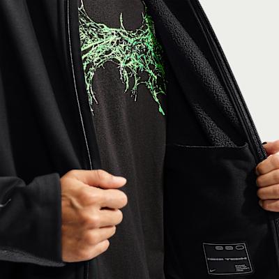 Men's Nike Therma-FIT Sweatshirts Men's Black/Protruding/Black Hooded (Non-detachable) Moderate