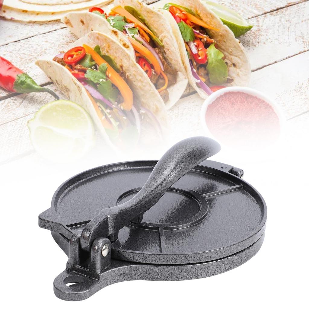 Manual Dough Press Machine Aluminum Alloy Hand Tortilla Press Dumpling Wrapper Pressing Tool