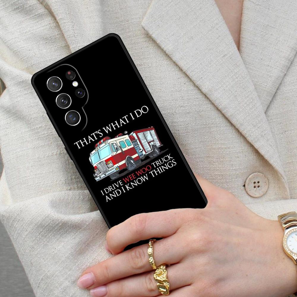 Paramedic Ambulance Wee Woo Cell Phone Case for Samsung Galaxy S26 Ultra S25 S24 S23 S22 S21 S20 Note10 Cover