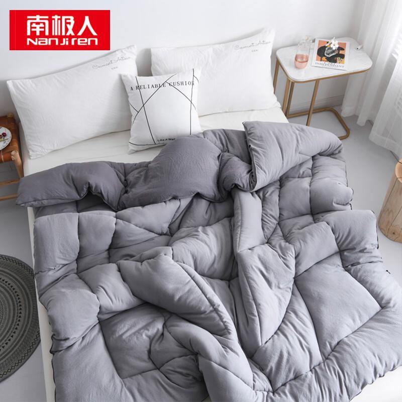 Nanjiren Washed Cotton Zoned Warmth Down Alternative Comforter