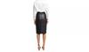 Genuine Leather Soft Lambskin Handmade Party Formal Stylish Black Women's Skirt