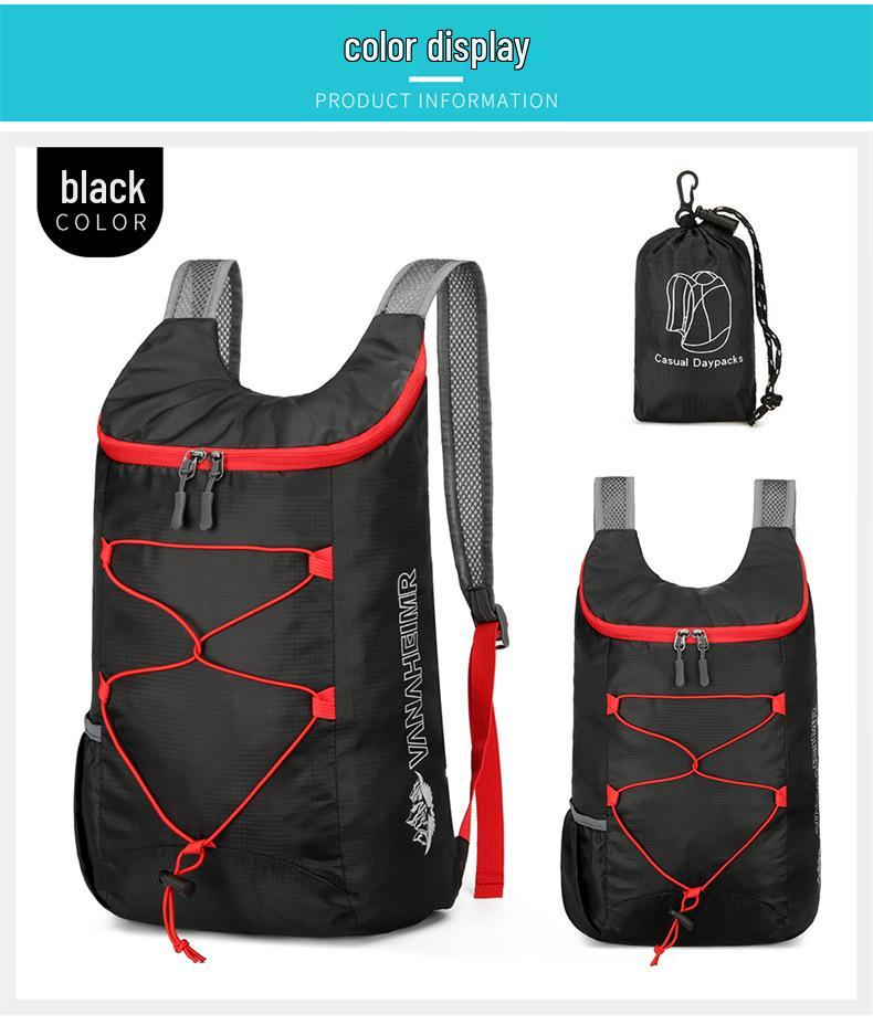 Ultra-Light Waterproof Travel & Sports Backpack with Portable Folding Design