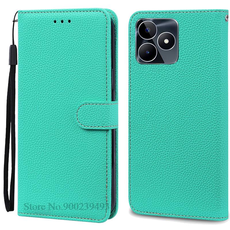 Pouzdro peněženka/flipový kryt z umělé kůže pro Realme C53, pouzdro z umělé kůže pro OPPO Realme C53 C 53, pouzdro na telefon Realme C53, pouzdro a kryt