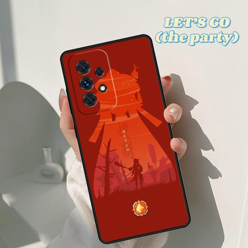 Genshin Impact phone case For Samsung Galaxy A42 A31 A40 A51 A71 A32 A80 A91 A52 A72 A73 A20e A21S A50 A70 A11 A12 Cover