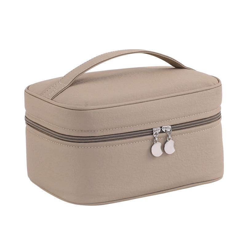 Light Luxury Twoinone Mother Daughter Makeup Bag With Pu Material For Travel And Home Storage