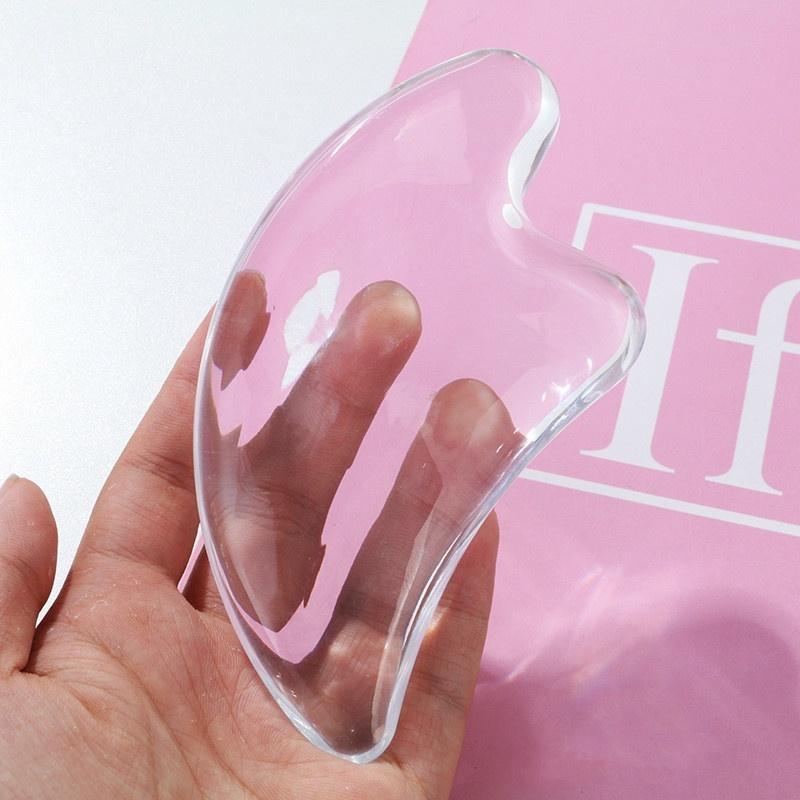 Crystal  Scraping Massage Tool Face Massage Guasha Board Ultra Smooth Edge Facial Massage Tools