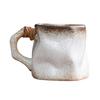Handmade Ceramic Mug 320ml Vintage Tea Coffee Cup with Rattan Handle Creative Spiral Design Gradient Glaze Drinkware Home Decor Gifts