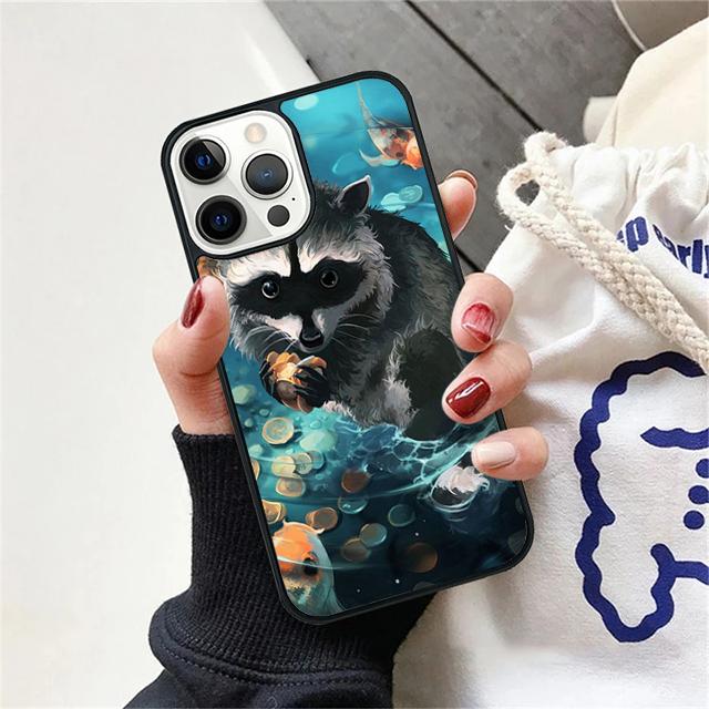 raccoon Unique Design Phone Case Cover For iPhone 17 Air 15 16e 14 13 12 Pro Max 11 Pro Max Plus Coque Shell