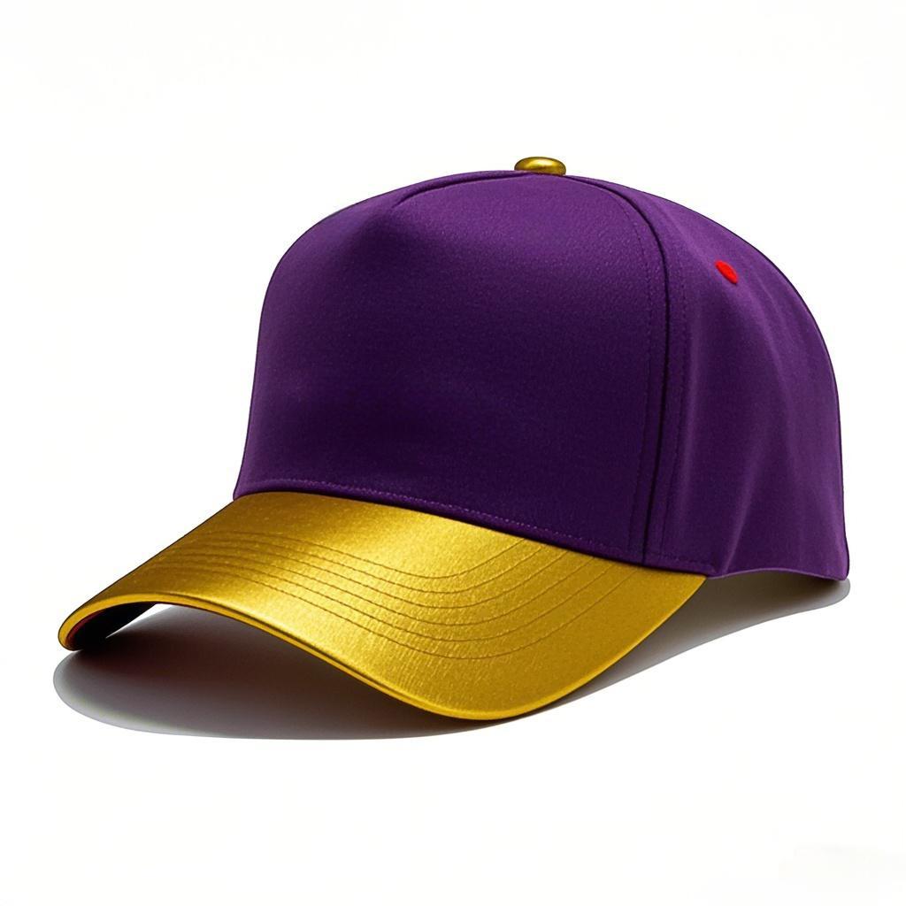 High-quality color matching pure cotton five-piece hardtop baseball cap embroidered light plate truck driver hat men's and women's casual hat