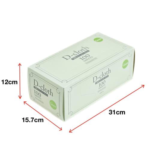 Dainichi Sangyo D-Cloth Nonwoven Counter Cloth, Available In 4 Colors, Large Size, 30 X 60cm, Disposable, Washable Dishcloths/Dusters for Home and Com