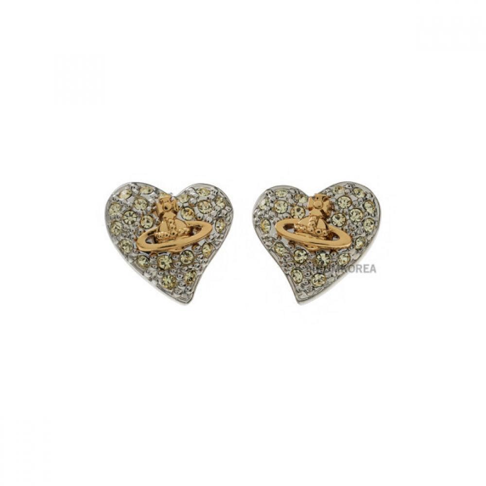 

Vivienne WeStwood SS25 Women S Diamante Heart earringS 62010041 P286 ONE SIZE