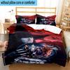 3PCS Wonderful Wizard Adventure 3pcs Bedding,Including 3PCS Duvet Cover And 2pcs Pillowcases Perfect for Christmas,Ideal for Bedroom, Dormitory