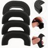 4pcs Silicone Anti-heat Handle Protectors - Heat-resistant Pot Rack Covers, Suitable for Cast Iron Pans, Pans and Flat Pans