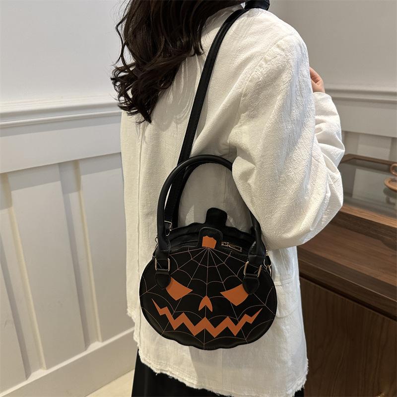 2025 Autumn New Fashion Foreign Trend Casual Messenger Bag Trend Large Capacity Beautiful Personality Small Round Bag