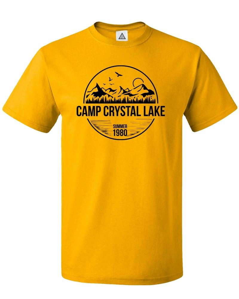 

80s Horror Movie Fan 1980 Camp Crystal Lake Funny Halloween Joke Men#039;s TShirt Unisex T-Shirt XXXXL