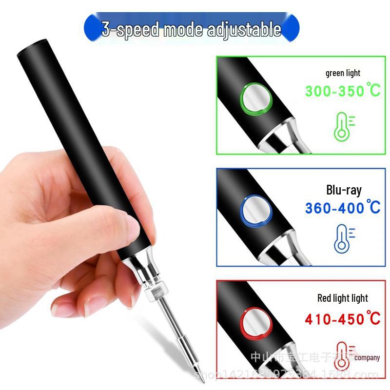 Wireless Portable Lithium Battery Soldering Iron with USB Charging