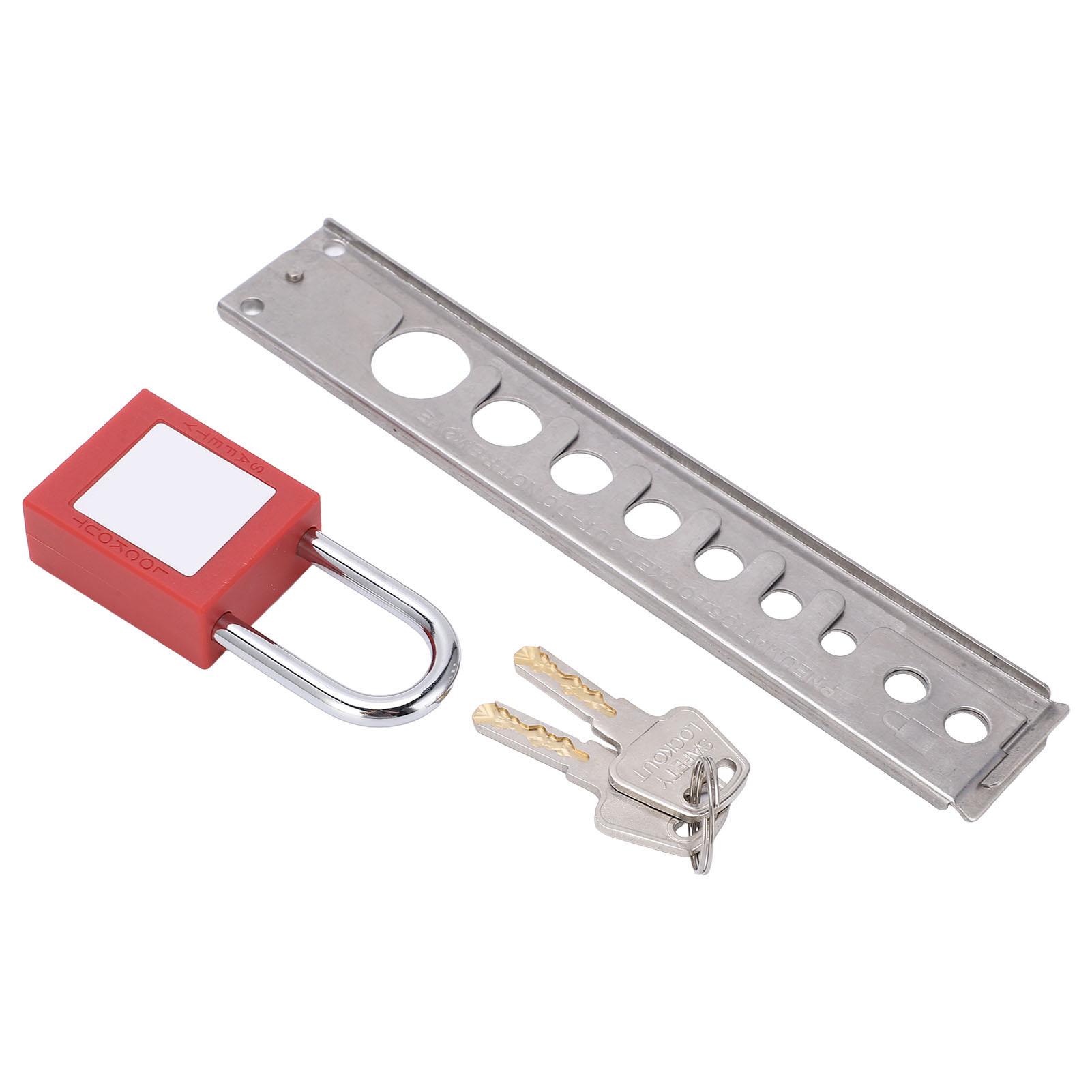 Safety Lock Stainless Steel Multihole Corrosion Resistant Safety Padlock for Industrial Chemical Electric Power