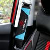 Car Seat Belt Pu Leather Safety Belt Shoulder Cover Protection Pad For Lexus CT200h NX300h RX300 RX330 EX300h F Sport IS IS300
