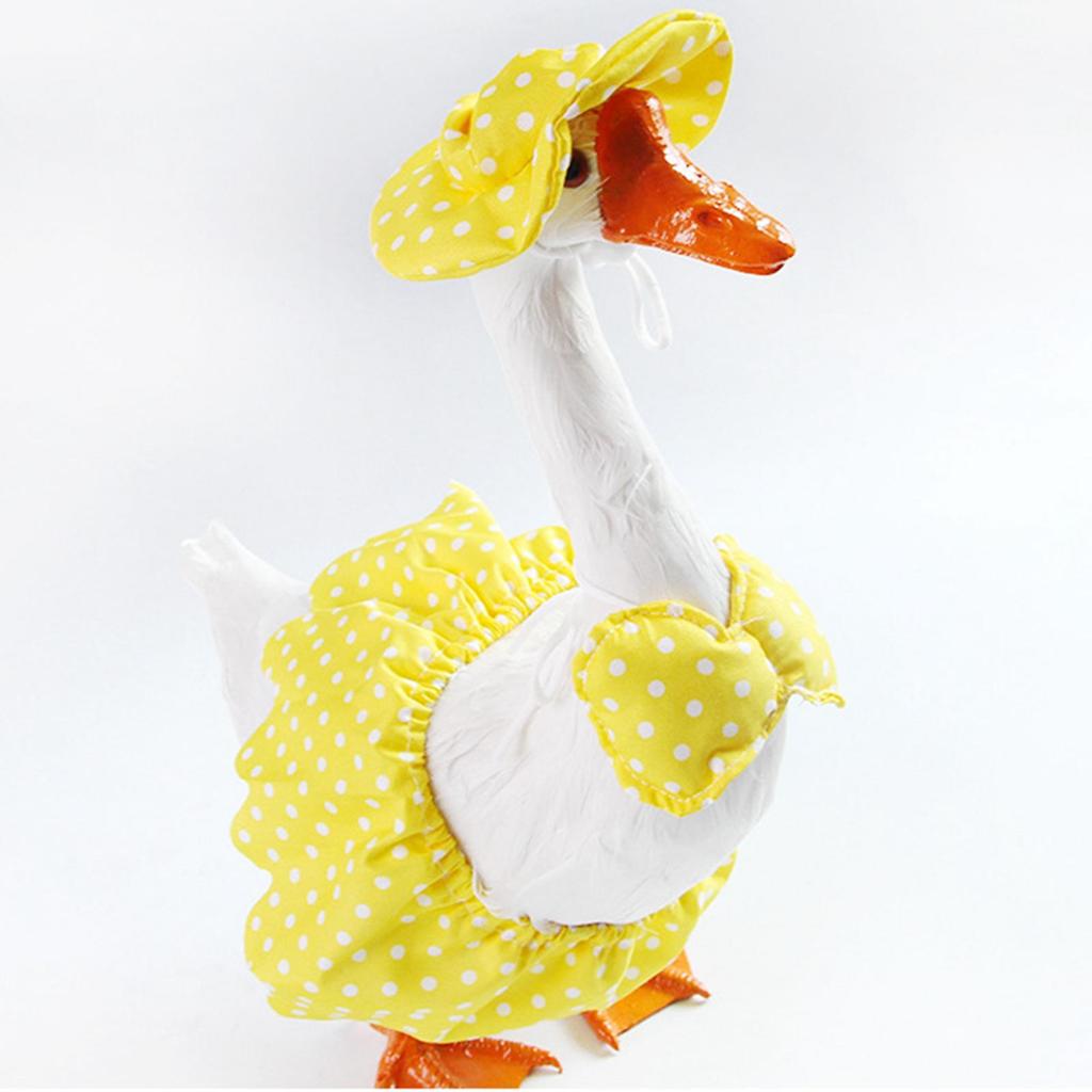 Summer Bikini Goose Outfit,Yard Decoration,Goose Sculpture Clothing Costume